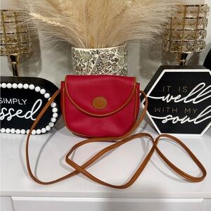 Mario Valentino Leather Crossbody Bag